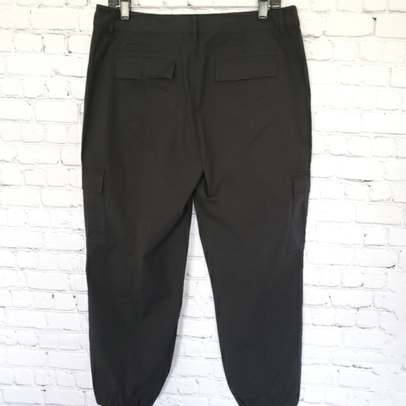 DKNY Black Cargo Joggers with Adjustable Drawstring Hem--NEW--28/8 - Picture 5 of 15
